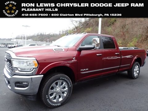 Delmonico Red Pearl Ram 3500 Limited Crew Cab 4x4.  Click to enlarge.