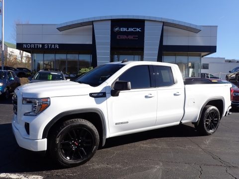 Summit White GMC Sierra 1500 Elevation Double Cab 4WD.  Click to enlarge.
