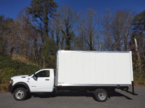 Bright White Ram 4500 Tradesman Reg Cab 4x4 Chassis Moving Truck.  Click to enlarge.