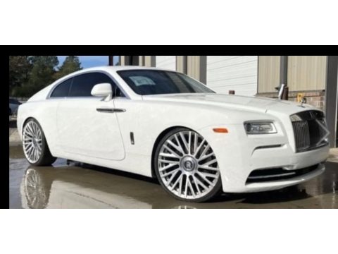 English White Rolls-Royce Wraith .  Click to enlarge.