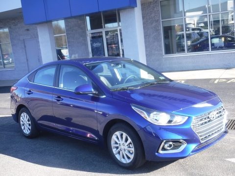 Admiral Blue Hyundai Accent SEL.  Click to enlarge.