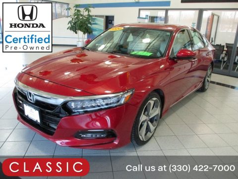 Radiant Red Metallic Honda Accord Touring Sedan.  Click to enlarge.