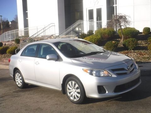 Classic Silver Metallic Toyota Corolla LE.  Click to enlarge.