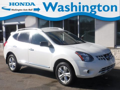 Pearl White Nissan Rogue Select S AWD.  Click to enlarge.