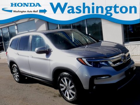 Lunar Silver Metallic Honda Pilot EX-L AWD.  Click to enlarge.