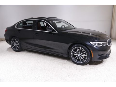 Black Sapphire Metallic BMW 3 Series 330i xDrive Sedan.  Click to enlarge.