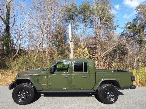 Sarge Green Jeep Gladiator Mojave 4x4.  Click to enlarge.