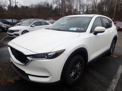 Snowflake White Pearl Mica Mazda CX-5 Touring AWD.  Click to enlarge. Snowflake White Pearl Mica Mazda CX-5 Touring AWD.  Click to enlarge.