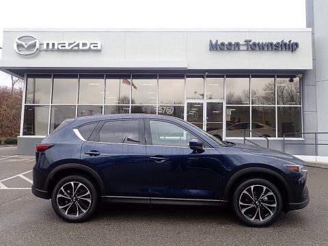 Deep Crystal Blue Mica Mazda CX-5 S Premium Plus AWD.  Click to enlarge.
