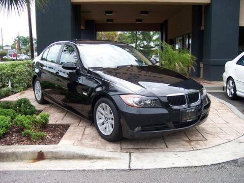 Black Sapphire Metallic BMW 3 Series 325i Sedan.  Click to enlarge.
