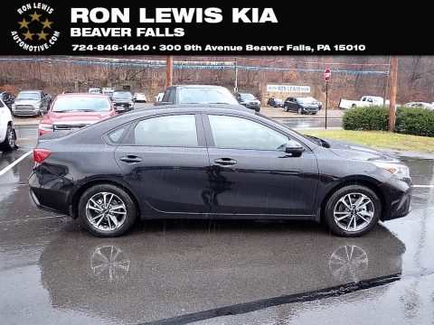 Aurora Black Kia Forte LXS.  Click to enlarge.
