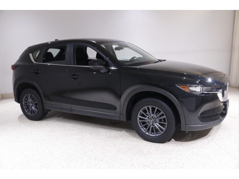 Jet Black Mica Mazda CX-5 Sport AWD.  Click to enlarge.