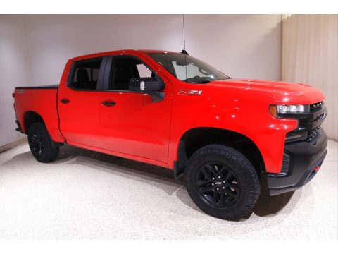 Red Hot Chevrolet Silverado 1500 LT Trail Boss Crew Cab 4x4.  Click to enlarge.