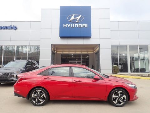 Scarlet Red Pearl Hyundai Elantra SEL.  Click to enlarge.