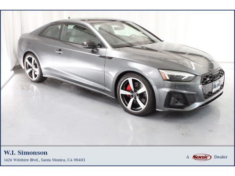 Daytona Gray Pearl Audi A5 S Line Premium quattro Coupe.  Click to enlarge.