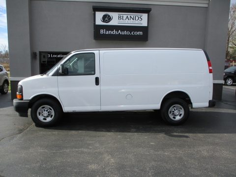 Summit White Chevrolet Express 2500 Cargo WT.  Click to enlarge.