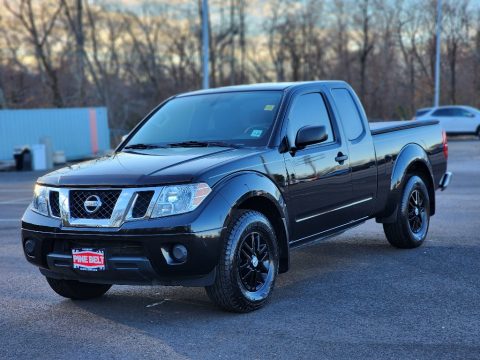 Midnight Black Nissan Frontier SV King Cab.  Click to enlarge.