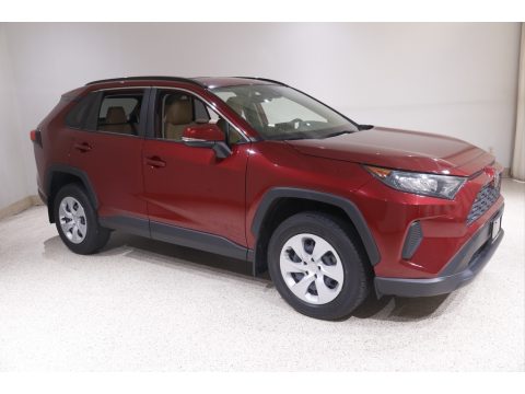 Ruby Flare Pearl Toyota RAV4 LE AWD.  Click to enlarge.