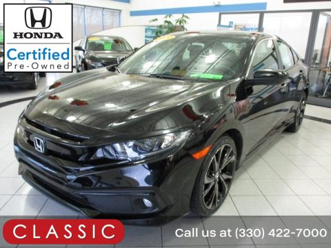 Crystal Black Pearl Honda Civic Sport Sedan. Click to enlarge. Crystal Black Pearl Honda Civic Sport Sedan. Click to enlarge.