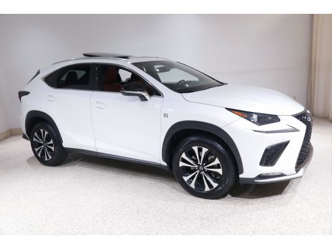 Ultra White Lexus NX 300 F Sport AWD.  Click to enlarge.