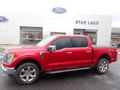 Rapid Red Ford F150 Lariat SuperCrew 4x4.  Click to enlarge.