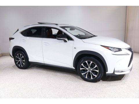 Ultra White Lexus NX 200t F Sport AWD.  Click to enlarge.