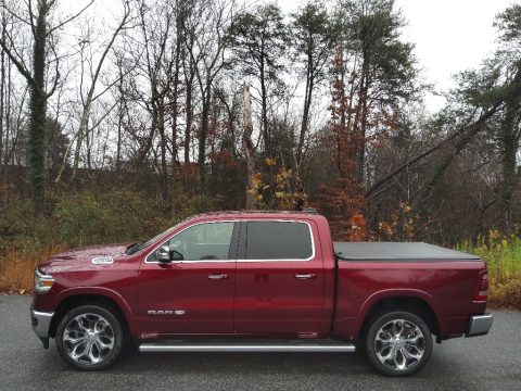 Delmonico Red Pearl Ram 1500 Limited Longhorn Crew Cab 4x4.  Click to enlarge.