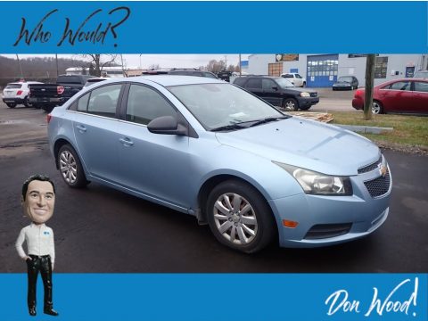 Imperial Blue Metallic Chevrolet Cruze LS.  Click to enlarge.