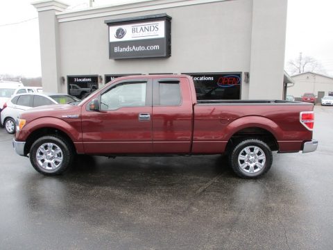Royal Red Metallic Ford F150 XLT SuperCab.  Click to enlarge.