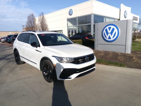 Opal White Pearl Volkswagen Tiguan SE R-Line 4Motion.  Click to enlarge.