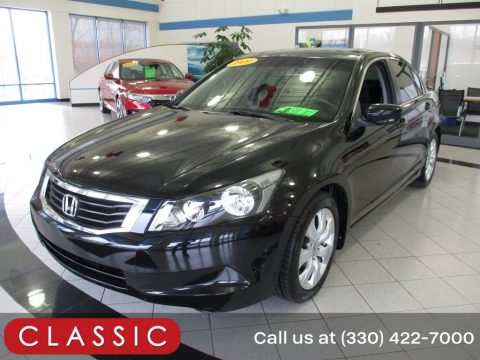 Crystal Black Pearl Honda Accord EX Sedan.  Click to enlarge.