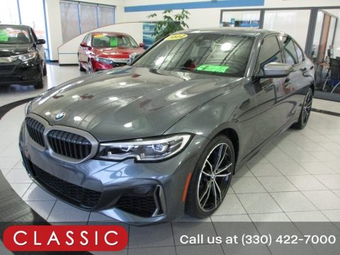 Mineral Grey Metallic BMW 3 Series M340i xDrive Sedan.  Click to enlarge.
