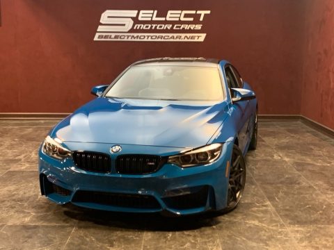 Laguna Seca Blue BMW M4 Heritage Edition Coupe.  Click to enlarge.