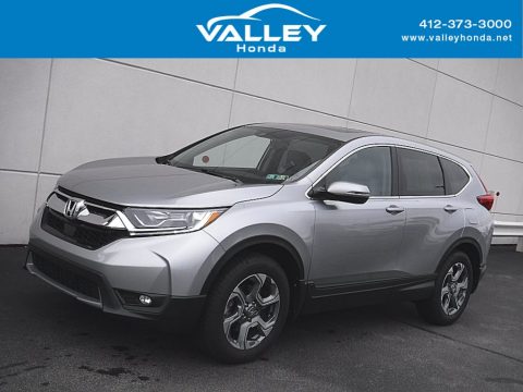 Lunar Silver Metallic Honda CR-V EX-L AWD.  Click to enlarge.