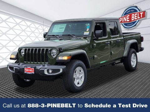 Sarge Green Jeep Gladiator Sport 4x4.  Click to enlarge.