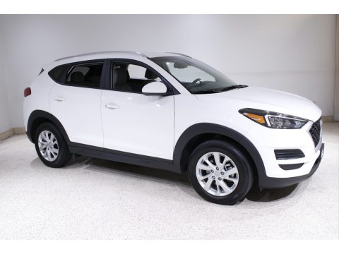 Winter White Hyundai Tucson Value AWD.  Click to enlarge.