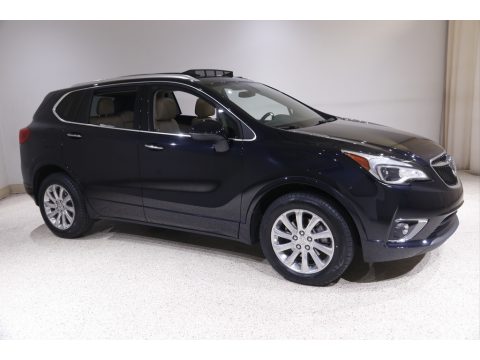 Dark Moon Blue Metallic Buick Envision Essence AWD.  Click to enlarge.