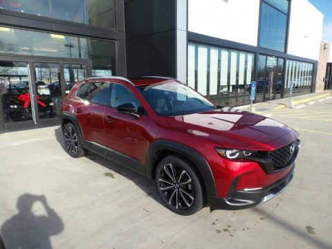 Soul Red Crystal Metallic Mazda CX-50 Turbo Premium Plus AWD.  Click to enlarge.