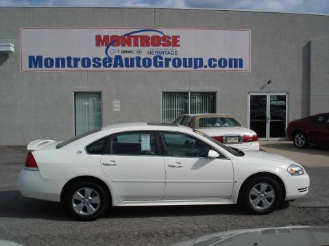 White Chevrolet Impala LT.  Click to enlarge.