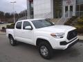Front 3/4 View of 2022 Toyota Tacoma SR5 Double Cab 4x4 #1