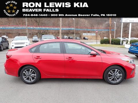 Currant Red Kia Forte LXS.  Click to enlarge.