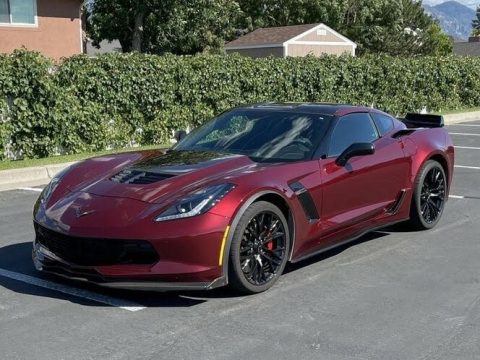 Long Beach Red Metallic Tintcoat Chevrolet Corvette Z06 Coupe.  Click to enlarge.