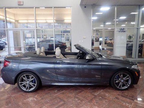 Mineral Grey Metallic BMW M235i Convertible.  Click to enlarge.