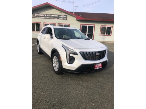 Crystal White Tricoat Cadillac XT4 Luxury AWD.  Click to enlarge.