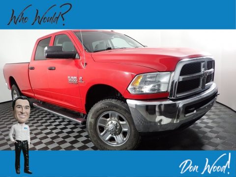 Flame Red Ram 3500 Tradesman Crew Cab 4x4.  Click to enlarge.