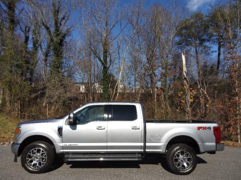 Iconic Silver Ford F250 Super Duty Lariat Crew Cab 4x4.  Click to enlarge.