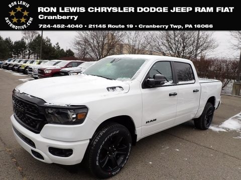 Bright White Ram 1500 Big Horn Night Edition Crew Cab 4x4.  Click to enlarge.