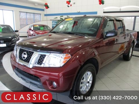 Lava Red Nissan Frontier SV Crew Cab.  Click to enlarge.