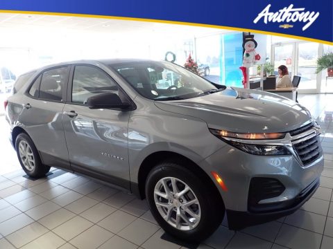 Sterling Gray Metallic Chevrolet Equinox LS AWD.  Click to enlarge.