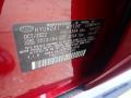 Hyundai Color Code R2P Ultimate Red #18
